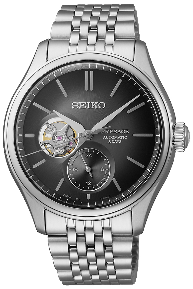 Presage Classic Automatic "Sumi-Iro" Open Heart Seiko SPB471J1 