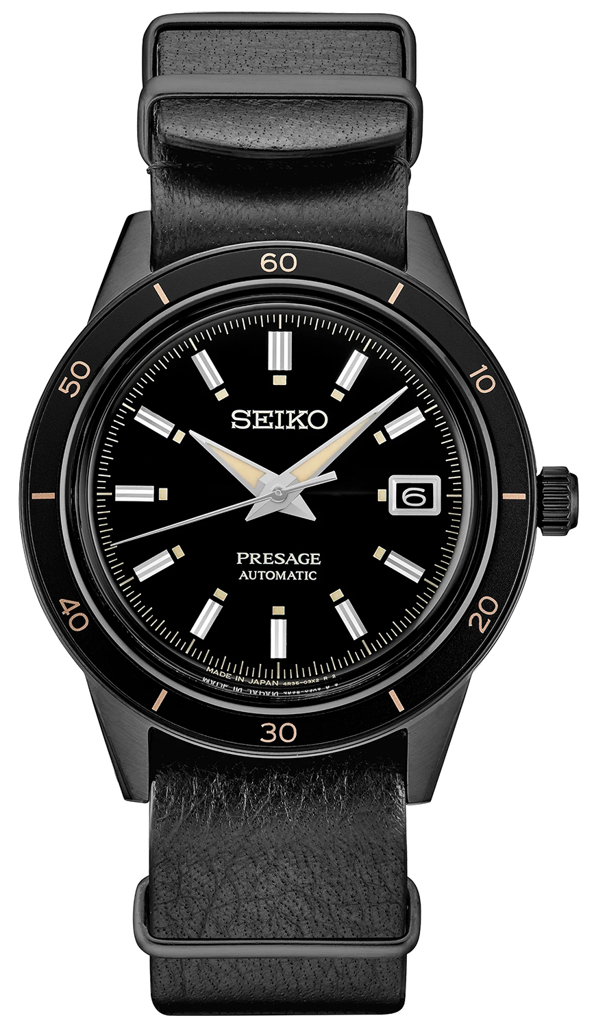Presage Style 60s Stealth Seiko SRPH95J1 