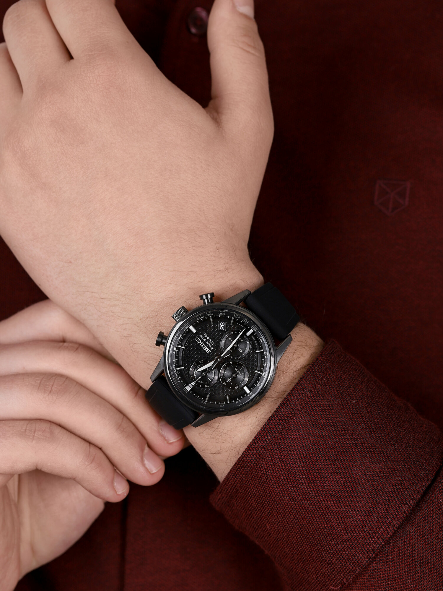 Chronograph Titanium Seiko SSB393P1 - hover