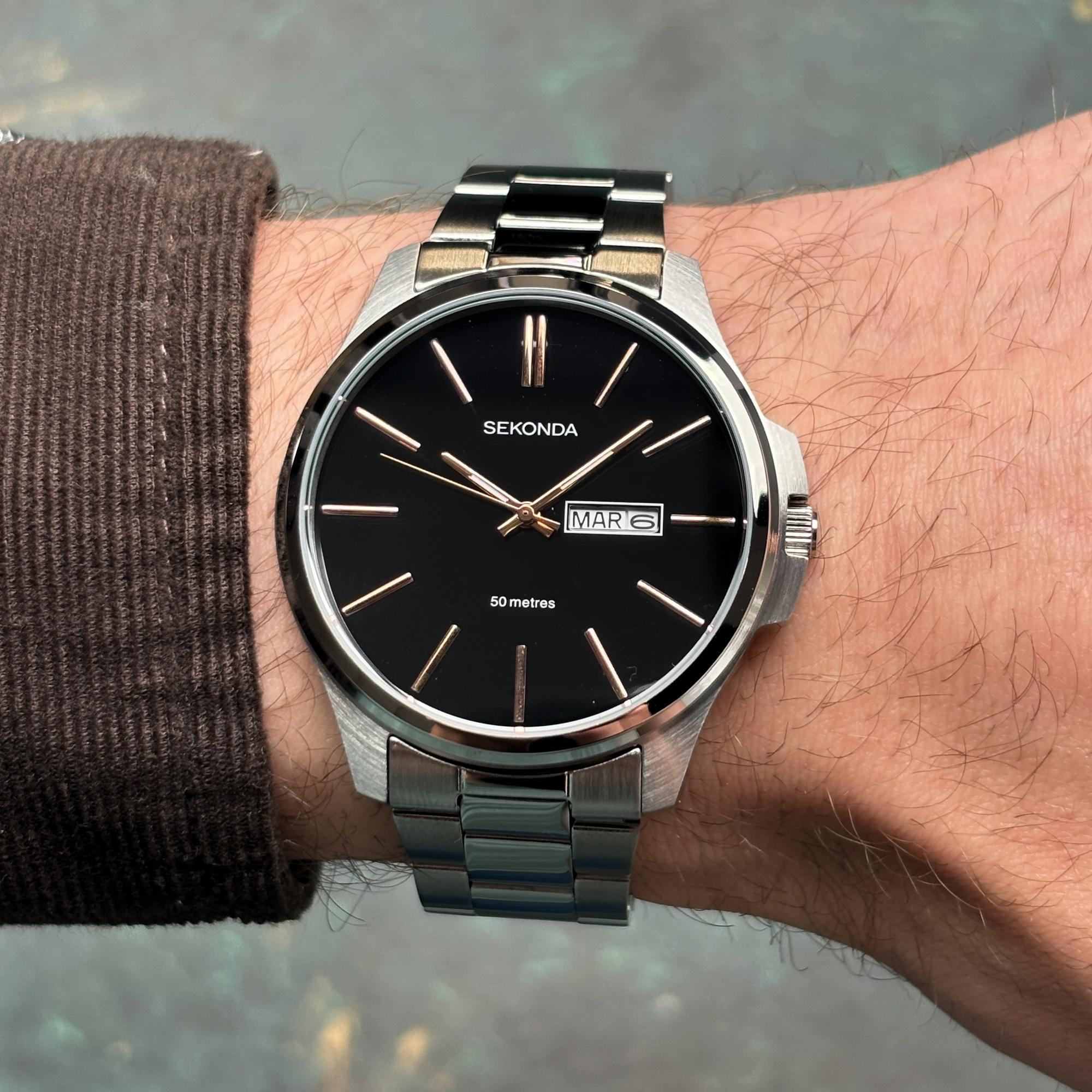 Sekonda 1097 Classic klasyczny zegarek srebrny - miniatura 9