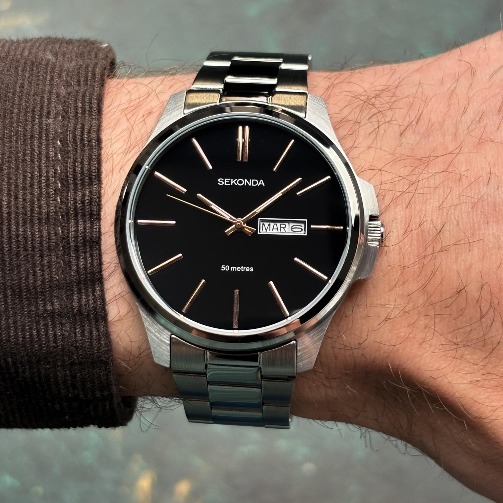 Sekonda 1097 zegarek męski klasyczny Classic bransoleta - miniatura 10
