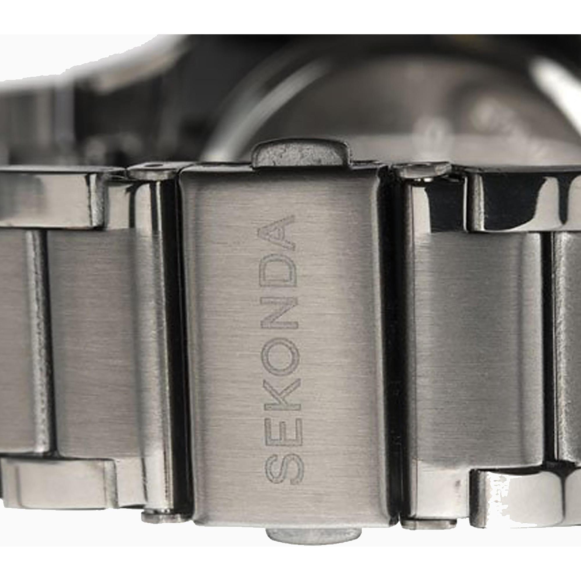 Sekonda 1140 zegarek szary klasyczny Classic bransoleta - miniatura 9