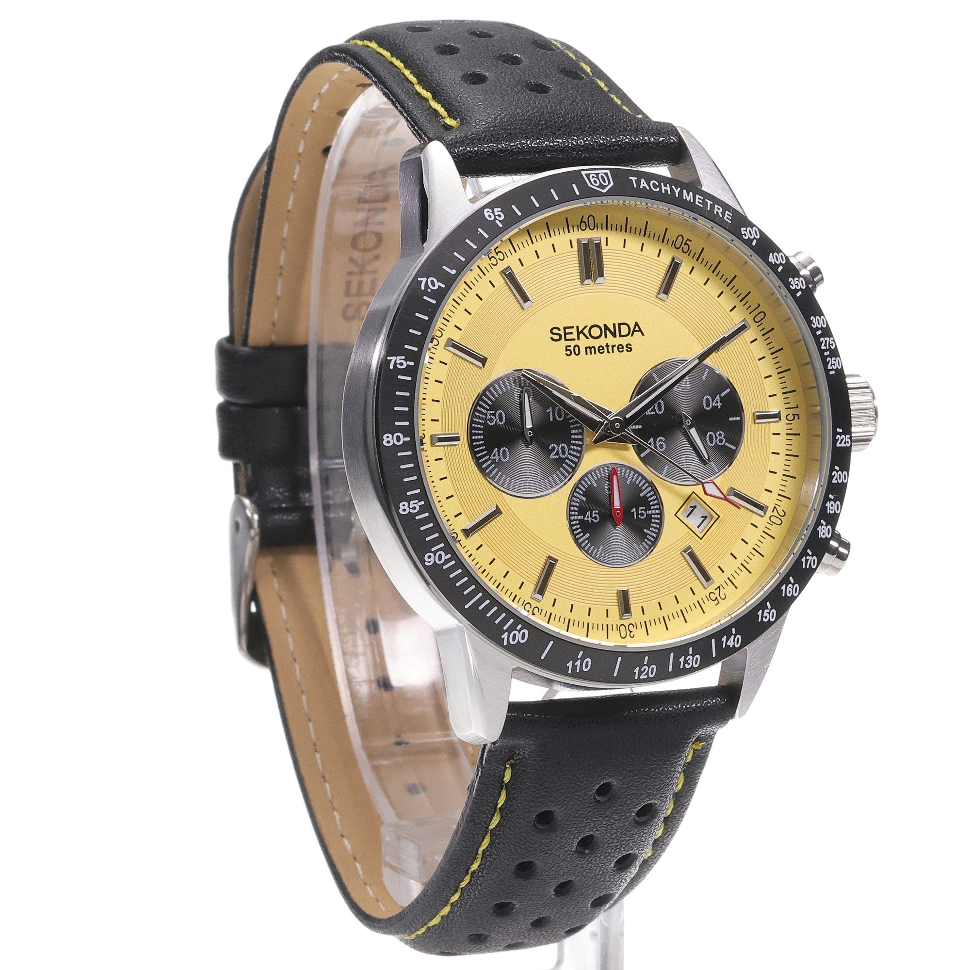 Sekonda 1395 zegarek męski Chronograph - miniatura 3