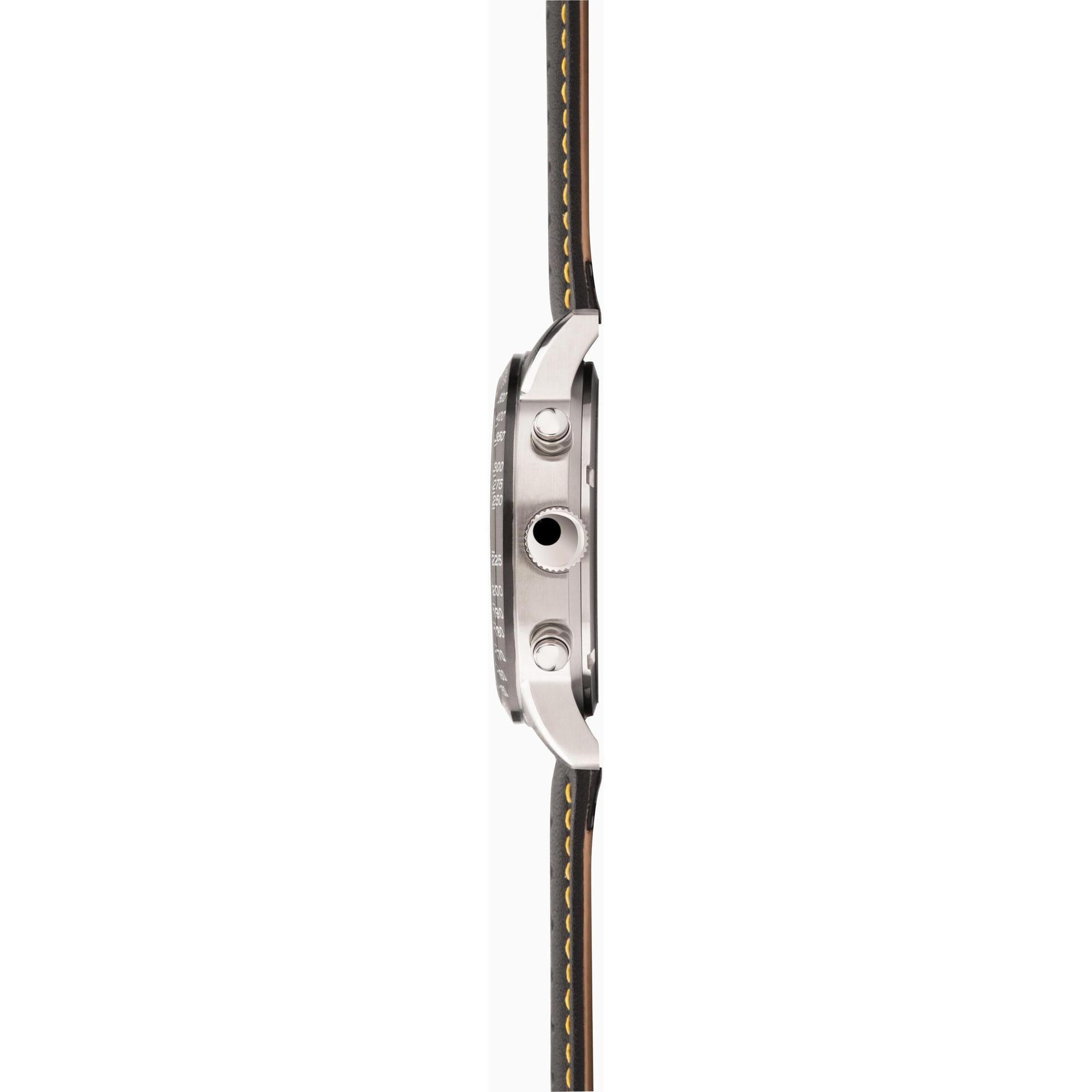 Sekonda 1395 zegarek srebrny sportowy Chronograph pasek - miniatura 5