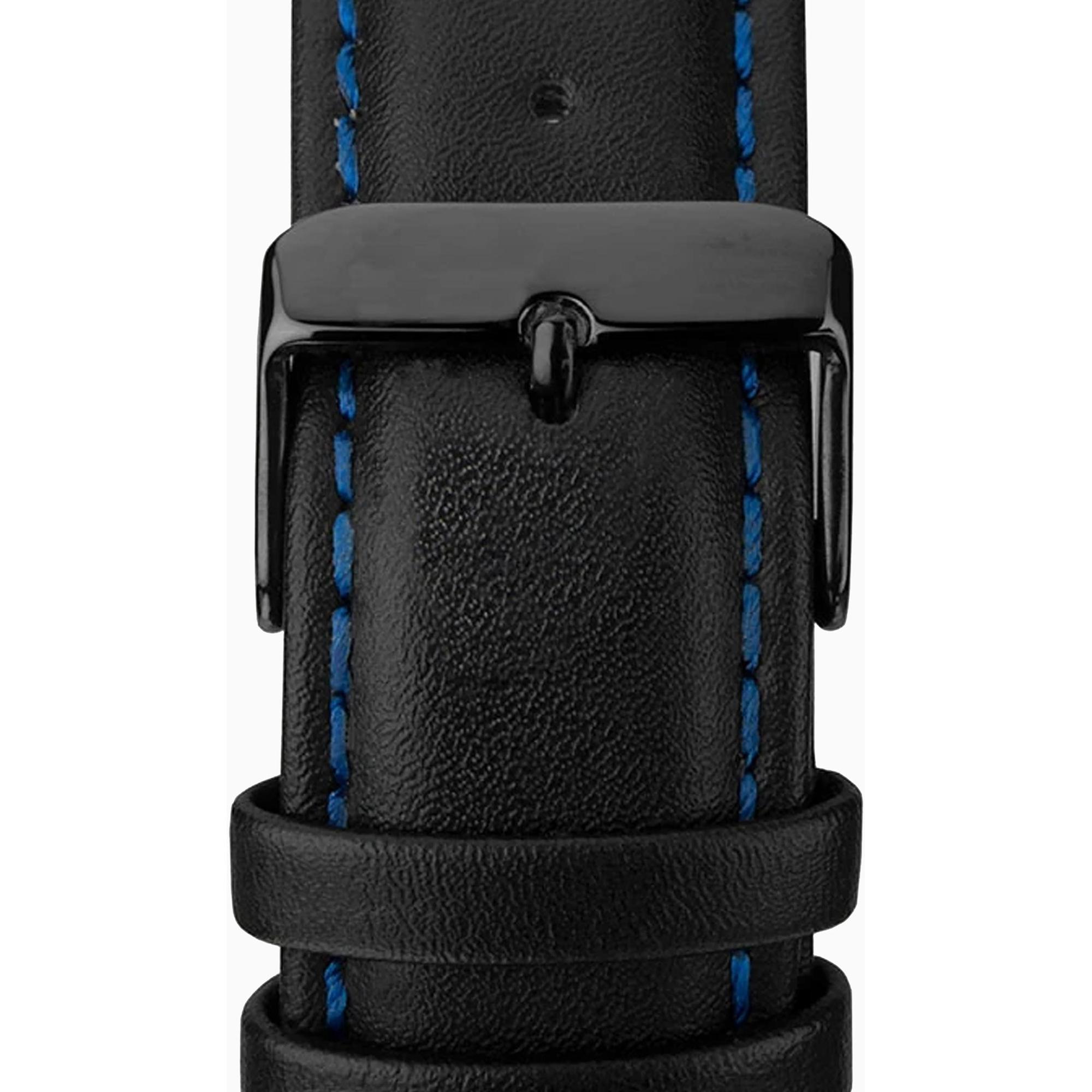 Sekonda 1634 Midnight Blue Mens Black Strap Dress Watch Sekonda sportowy zegarek szary - miniatura 7