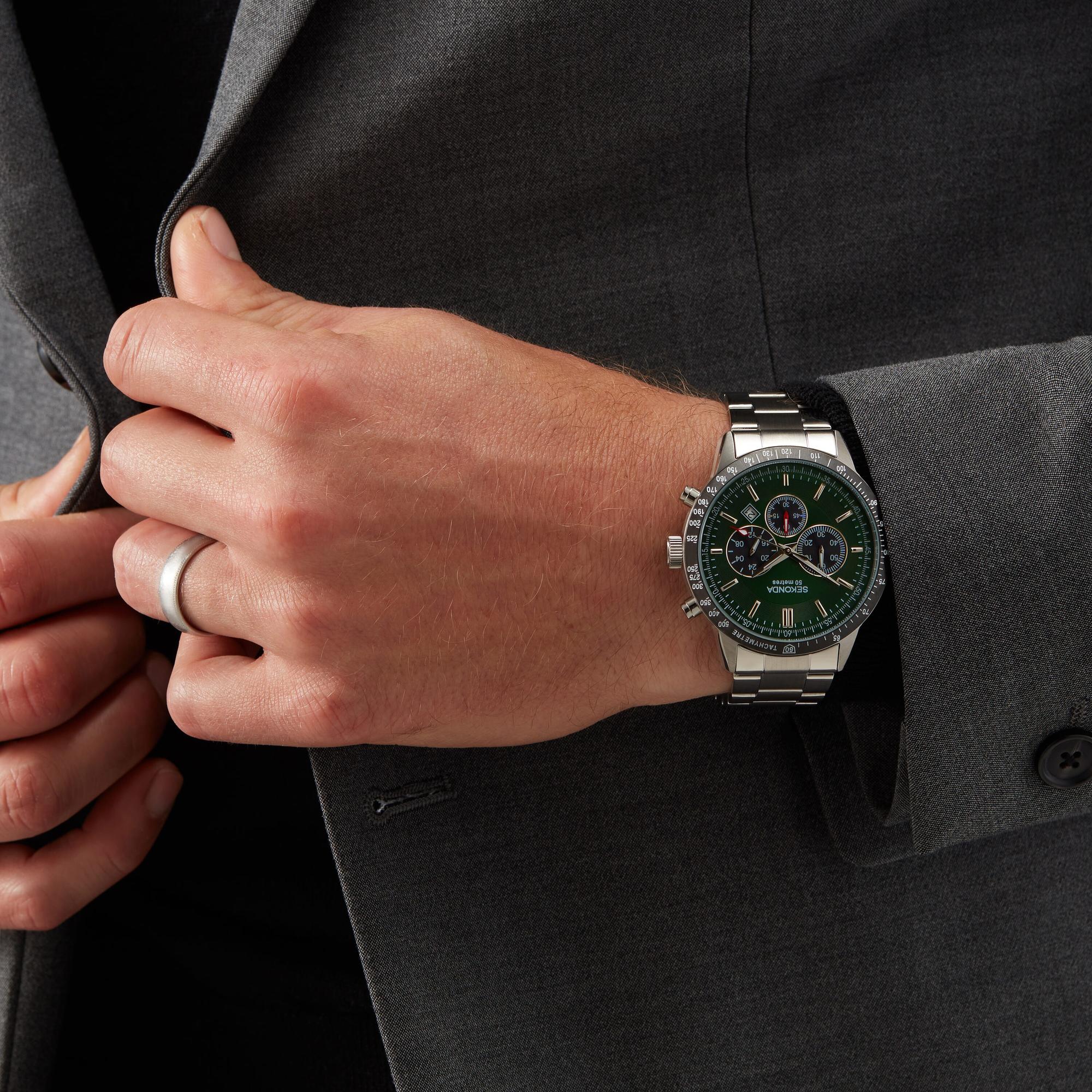 Sekonda 1913 zegarek Chronograph z chronograf - miniatura 11