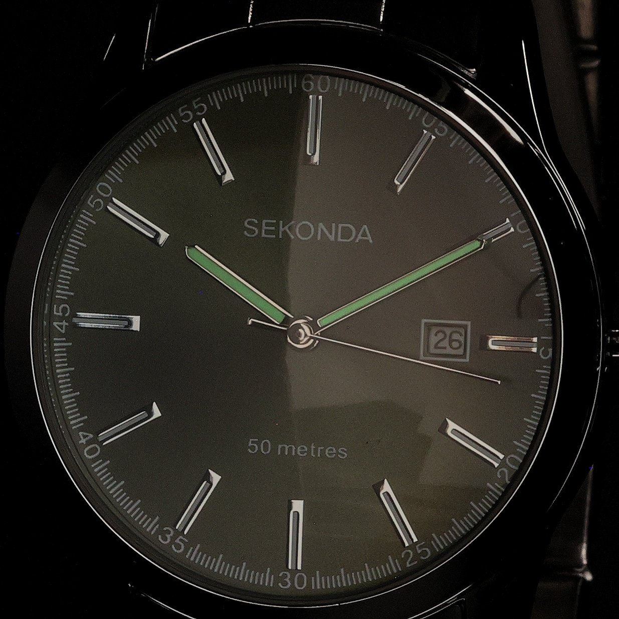 Sekonda 1946 Classic klasyczny zegarek srebrny - miniatura 5