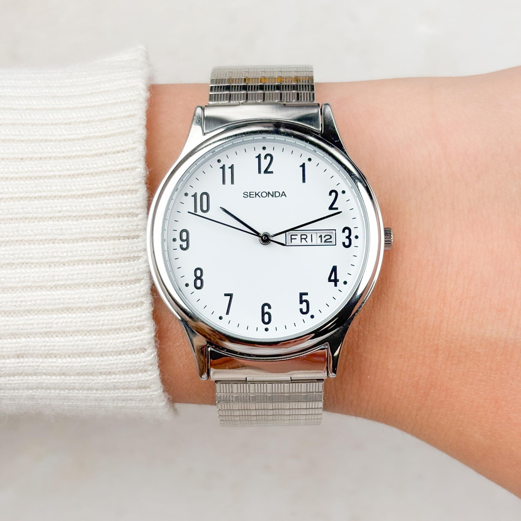 Sekonda 30122 Classic klasyczny zegarek srebrny - miniatura 9