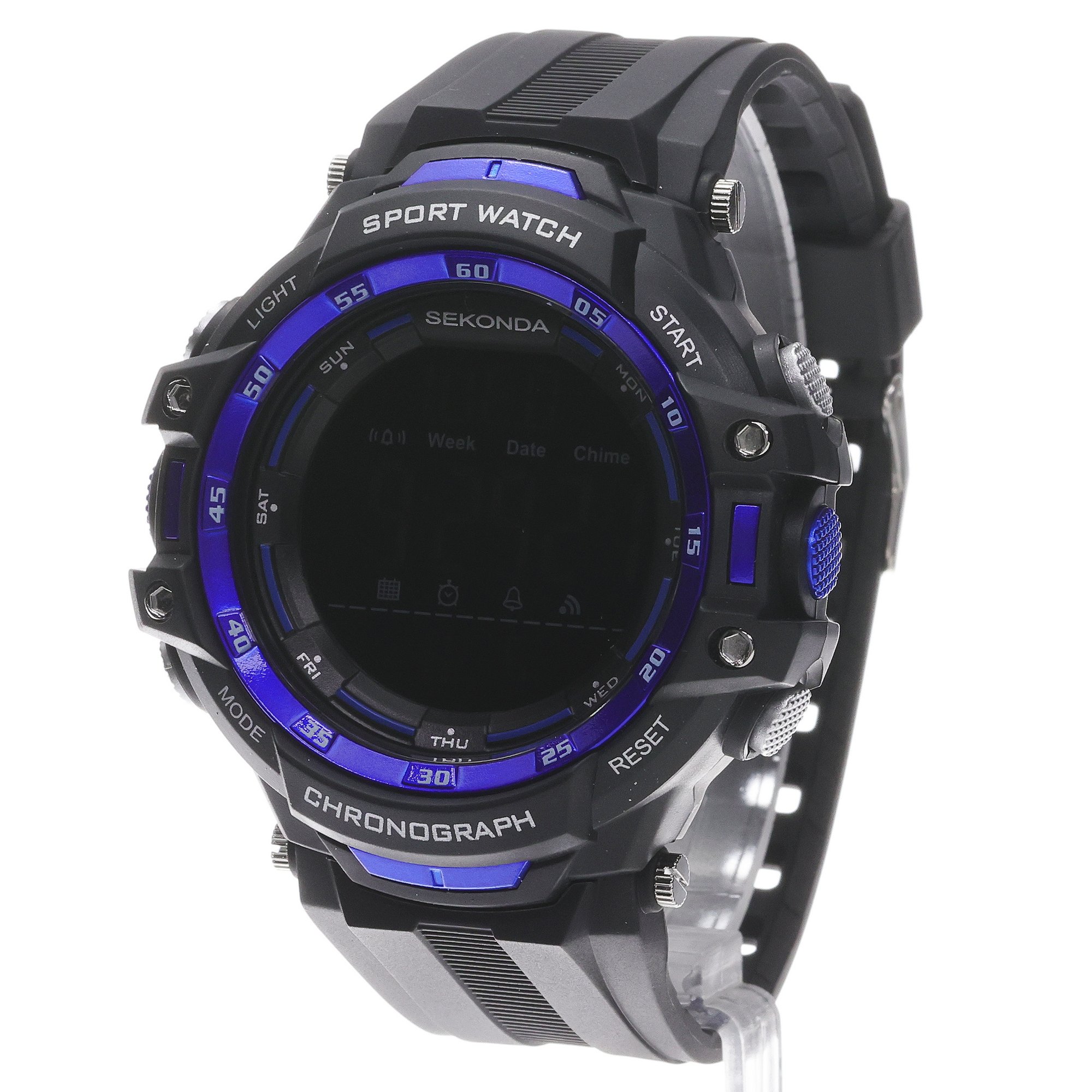 Sekonda 30163 Digital sportowy zegarek czarny - miniatura 2