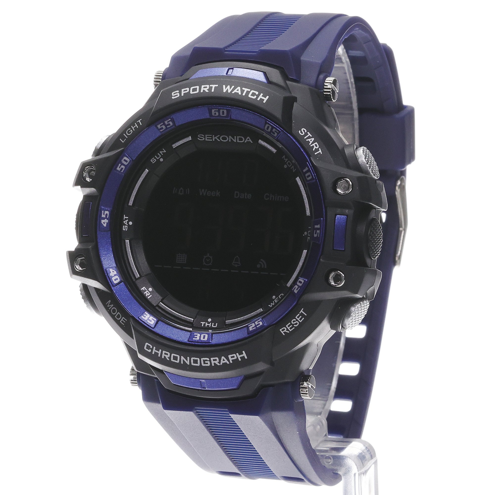 Sekonda 30164 Digital sportowy zegarek czarny - miniatura 2