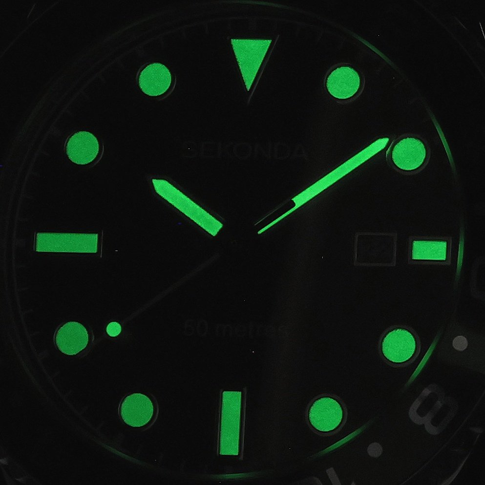 Sekonda 30197 Dive klasyczny zegarek srebrny