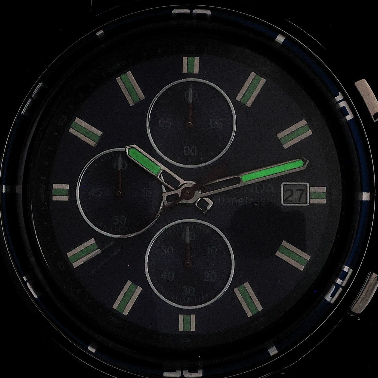 Sekonda 30207 Sports sportowy zegarek srebrny