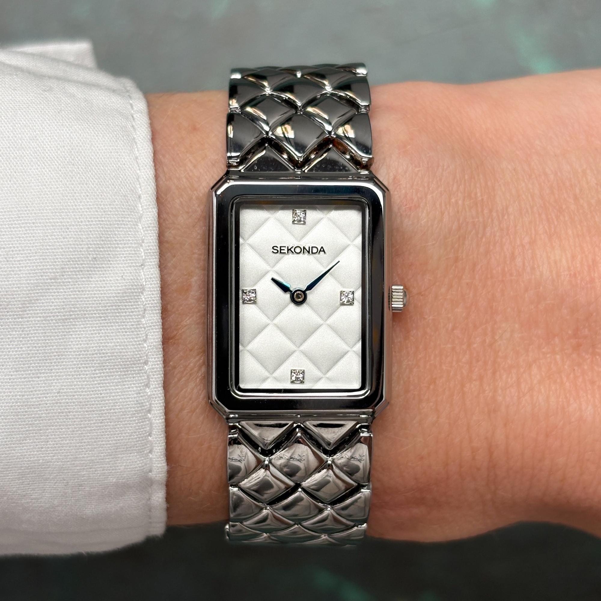 Sekonda 40558 Dress zegarek damski elegancki mineralne - miniatura 8