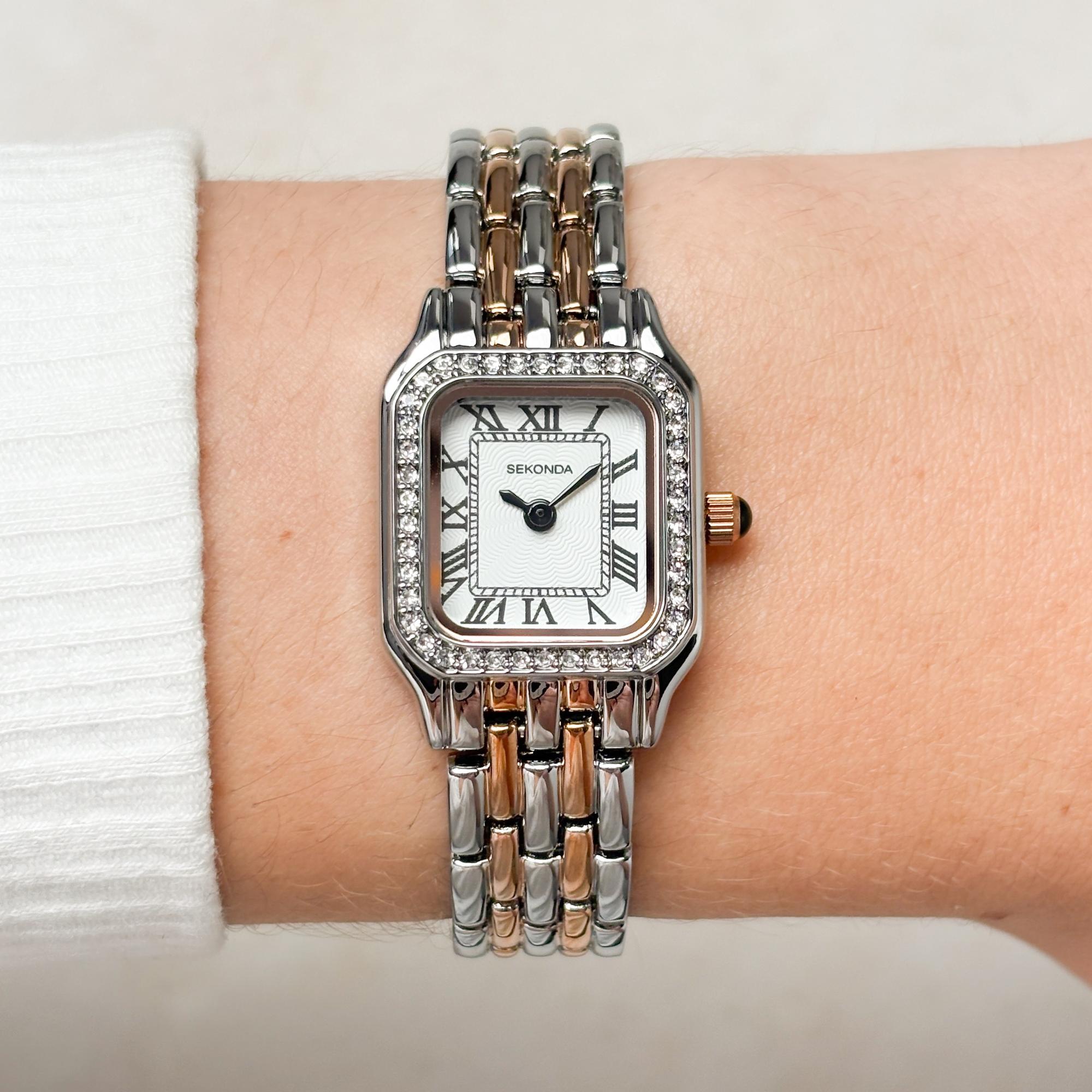 Sekonda 40643 Classic klasyczny zegarek srebrny - miniatura 9