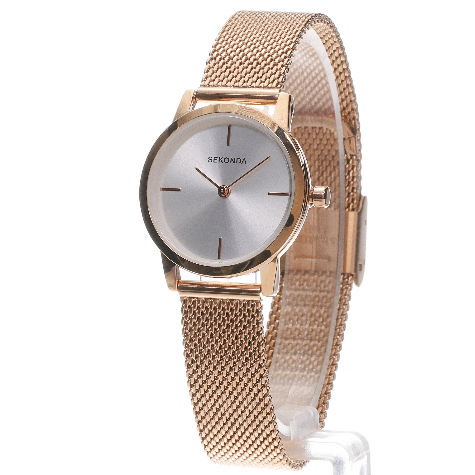 Sekonda 49007 Dress Gift Set Dress klasyczny zegarek różowe złoto - miniatura 2