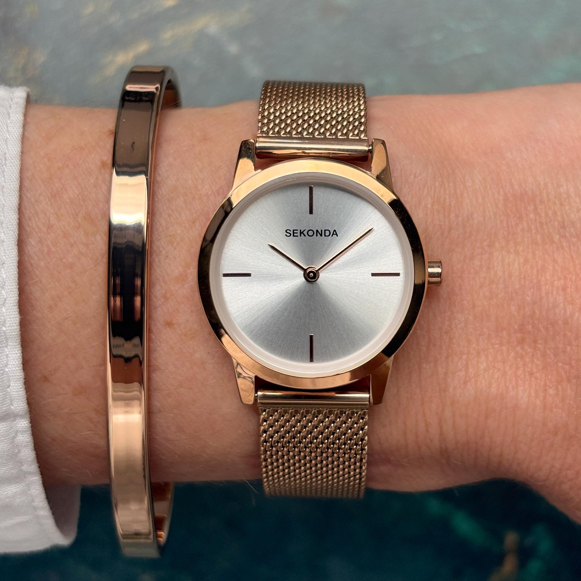Sekonda 49007 zegarek damski klasyczny Dress bransoleta - miniatura 10