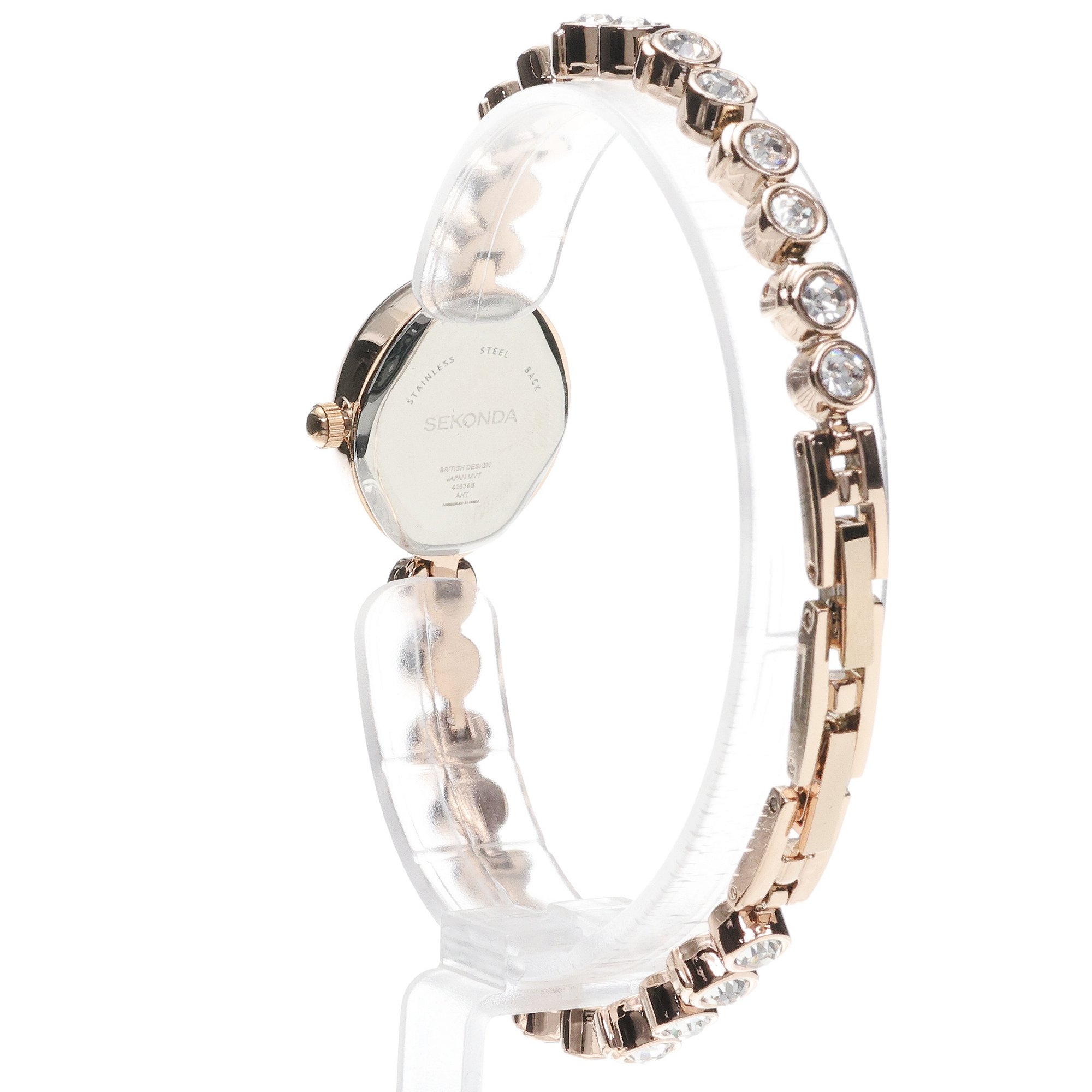 Sekonda 49035 Dress Gift Set Dress elegancki zegarek różowe złoto - miniatura 4