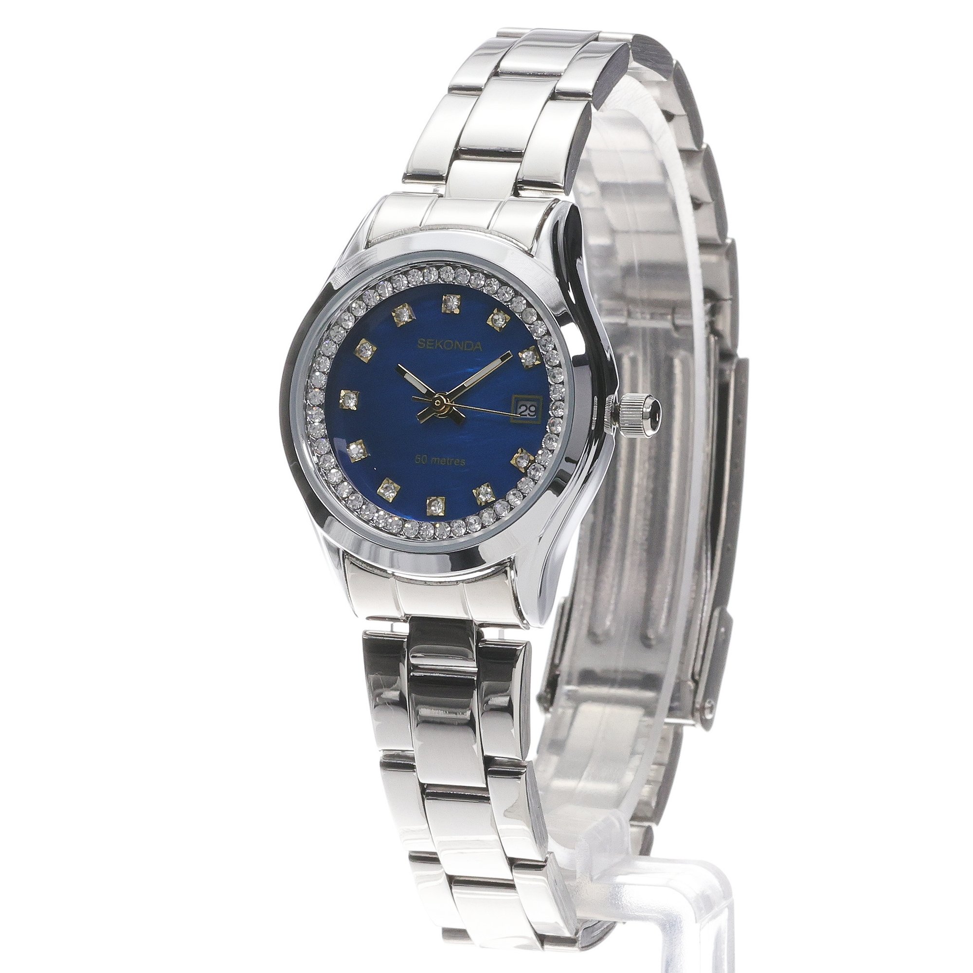 Sekonda 49037 Dress Dress Gift Set zegarek damski elegancki mineralne - miniatura 2