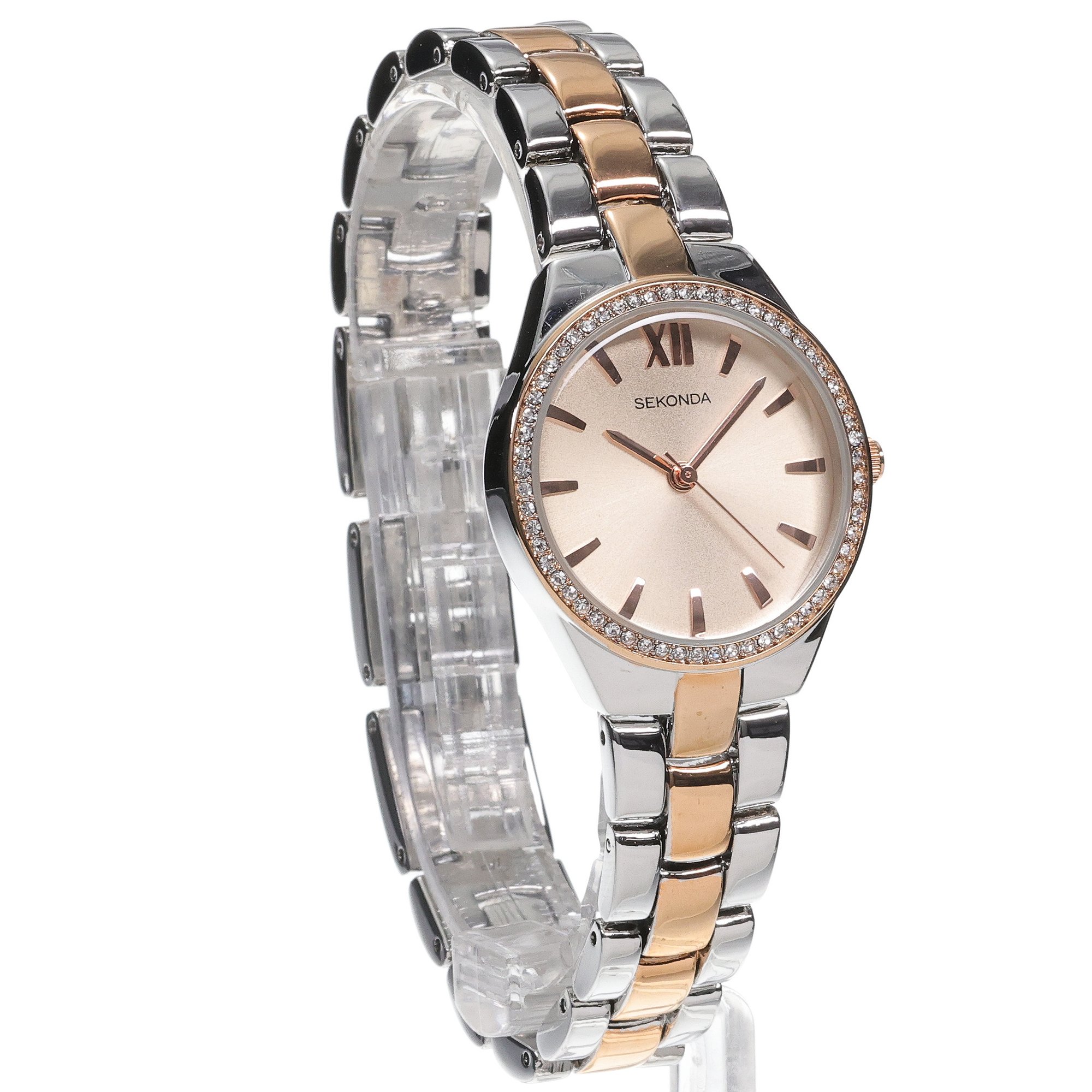 Sekonda SEK2956 zegarek srebrny klasyczny Fashion bransoleta - miniatura 3