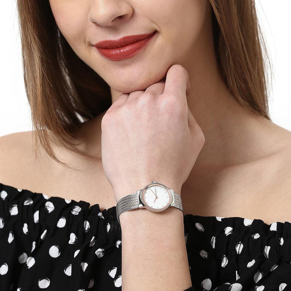 Skagen SKW2699 FREJA Freja klasyczny zegarek srebrny - miniatura 7