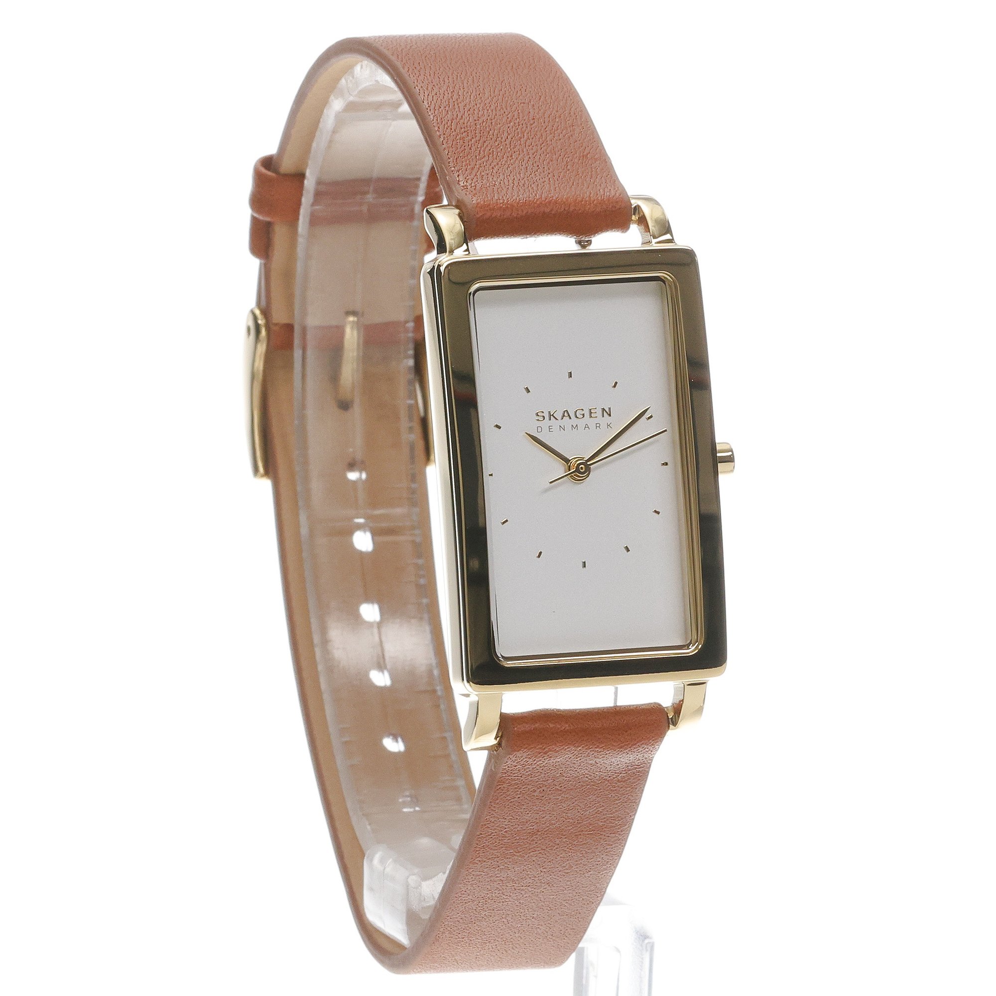 Skagen SKW3097 zegarek złoty klasyczny Hagen pasek - miniatura 3