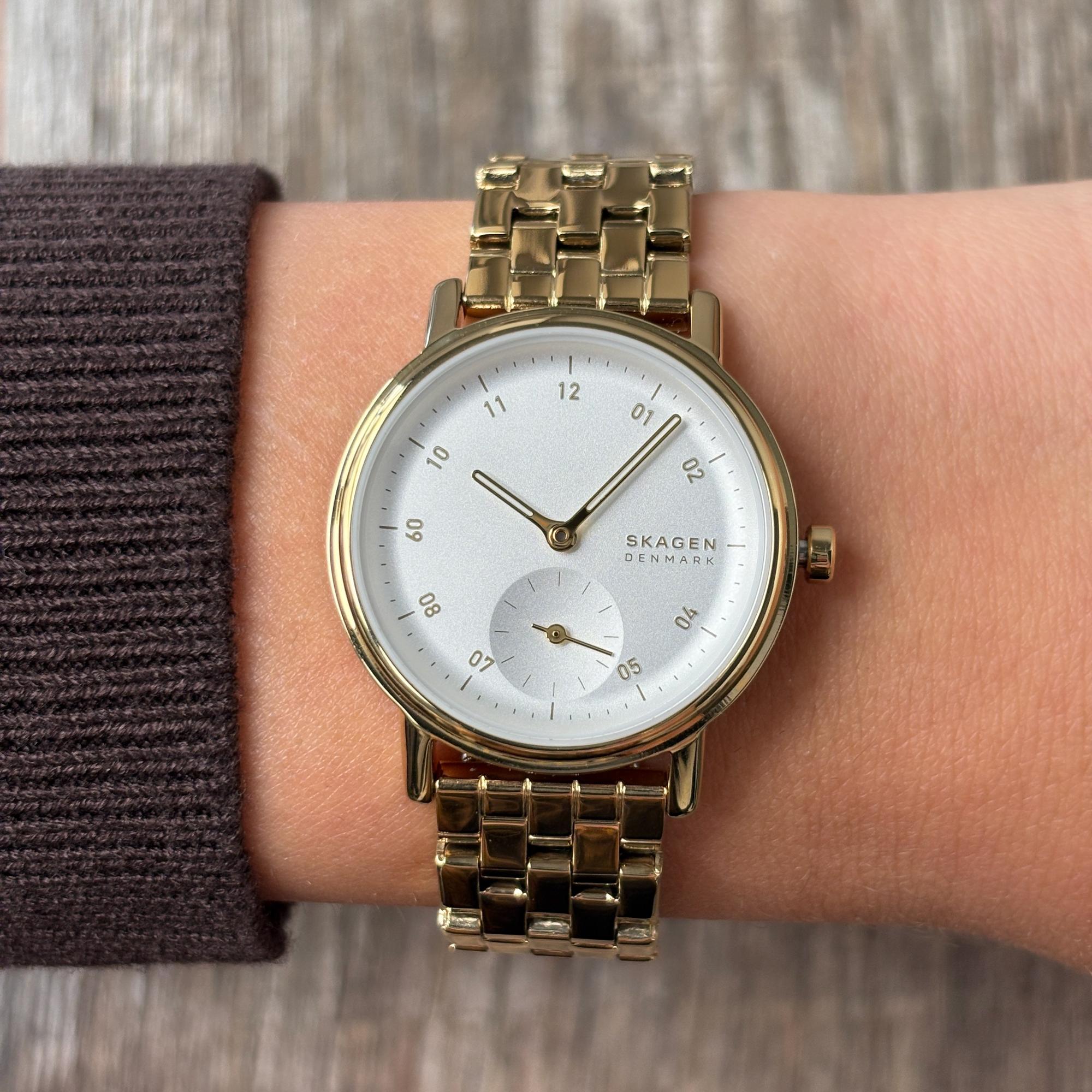 Skagen SKW3102 KUPPEL LILLE Kuppel klasyczny zegarek złoty - miniatura 9
