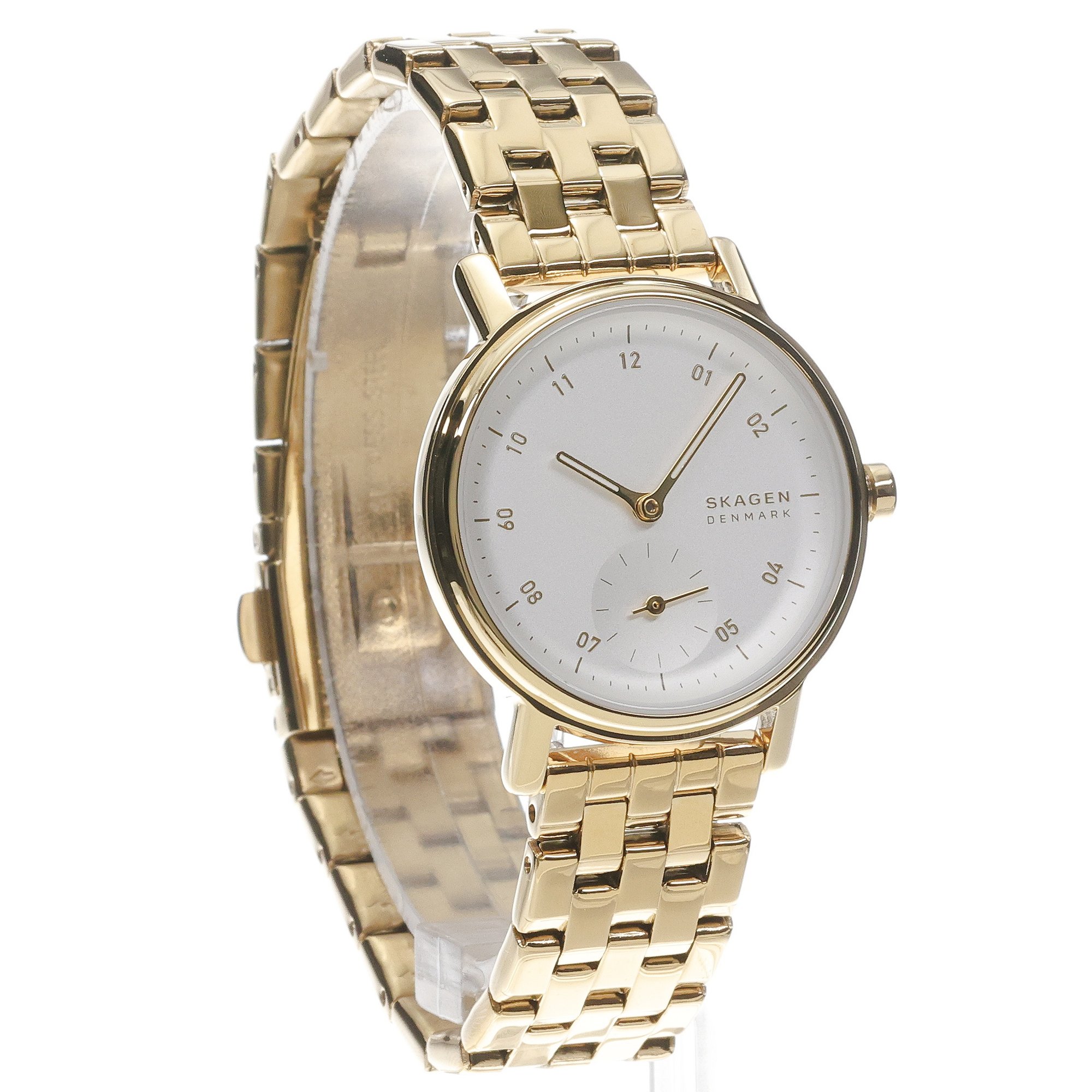Skagen SKW3102 zegarek złoty klasyczny Kuppel bransoleta - miniatura 3