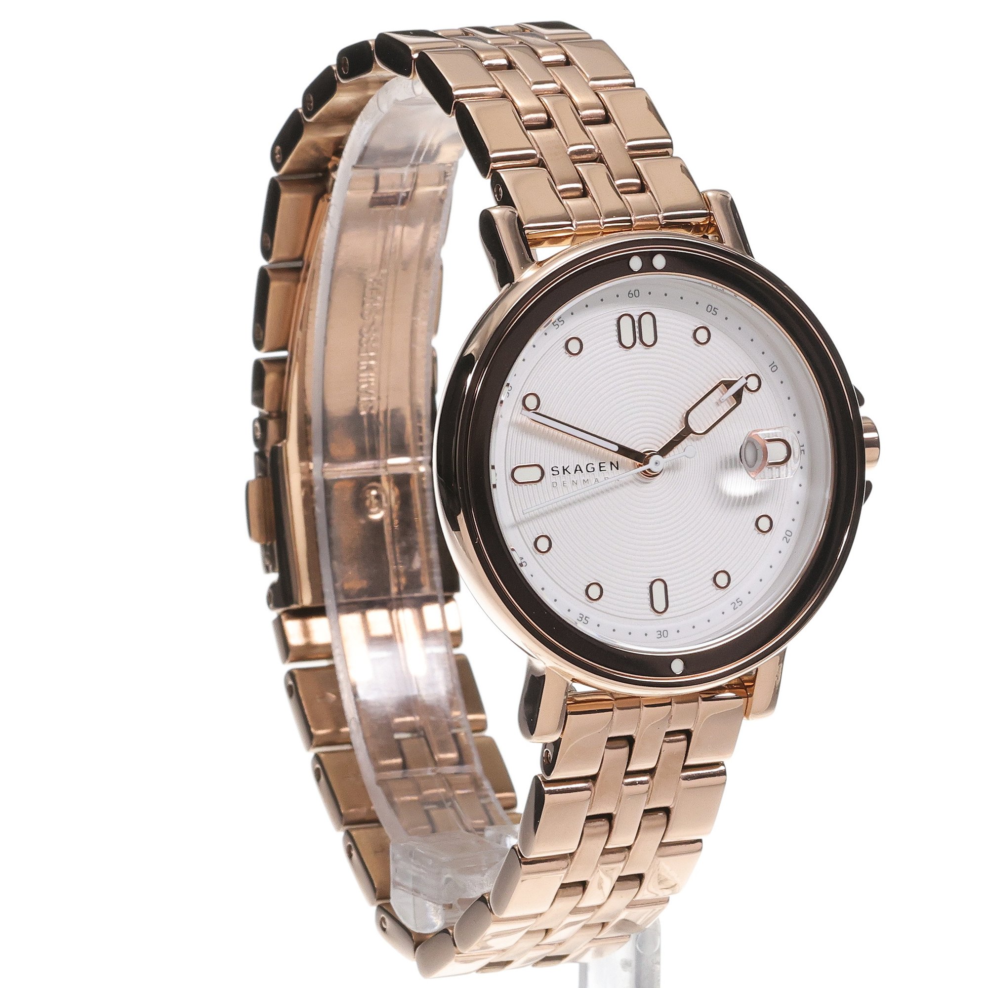 Skagen SKW3136 zegarek różowe złoto klasyczny Signatur bransoleta - miniatura 3