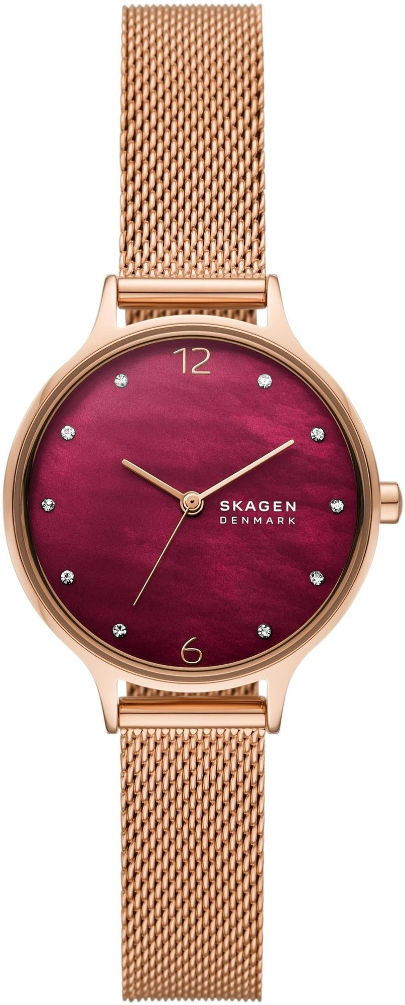 Rose Gold Stainless Steel Mesh 30mm Skagen SKW3150 