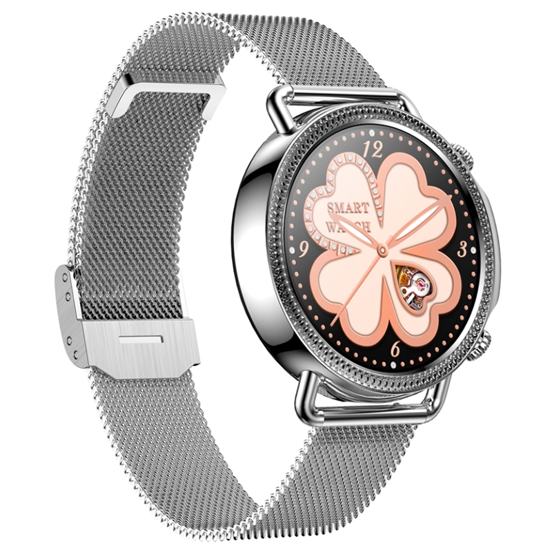 SMARBN091 Smartwatch Rubicon RNBE74 srebrny zegarek sportowy Smartwatch - miniatura 3