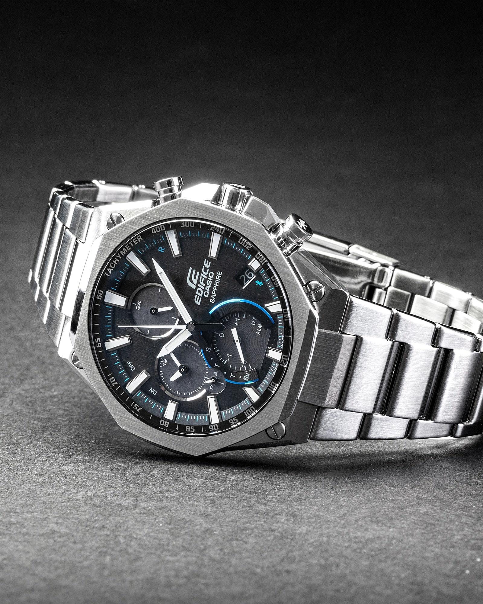 smartwatch EDIFICE EQB-1100D-1AER męski z tachometr EDIFICE Premium - miniatura 5