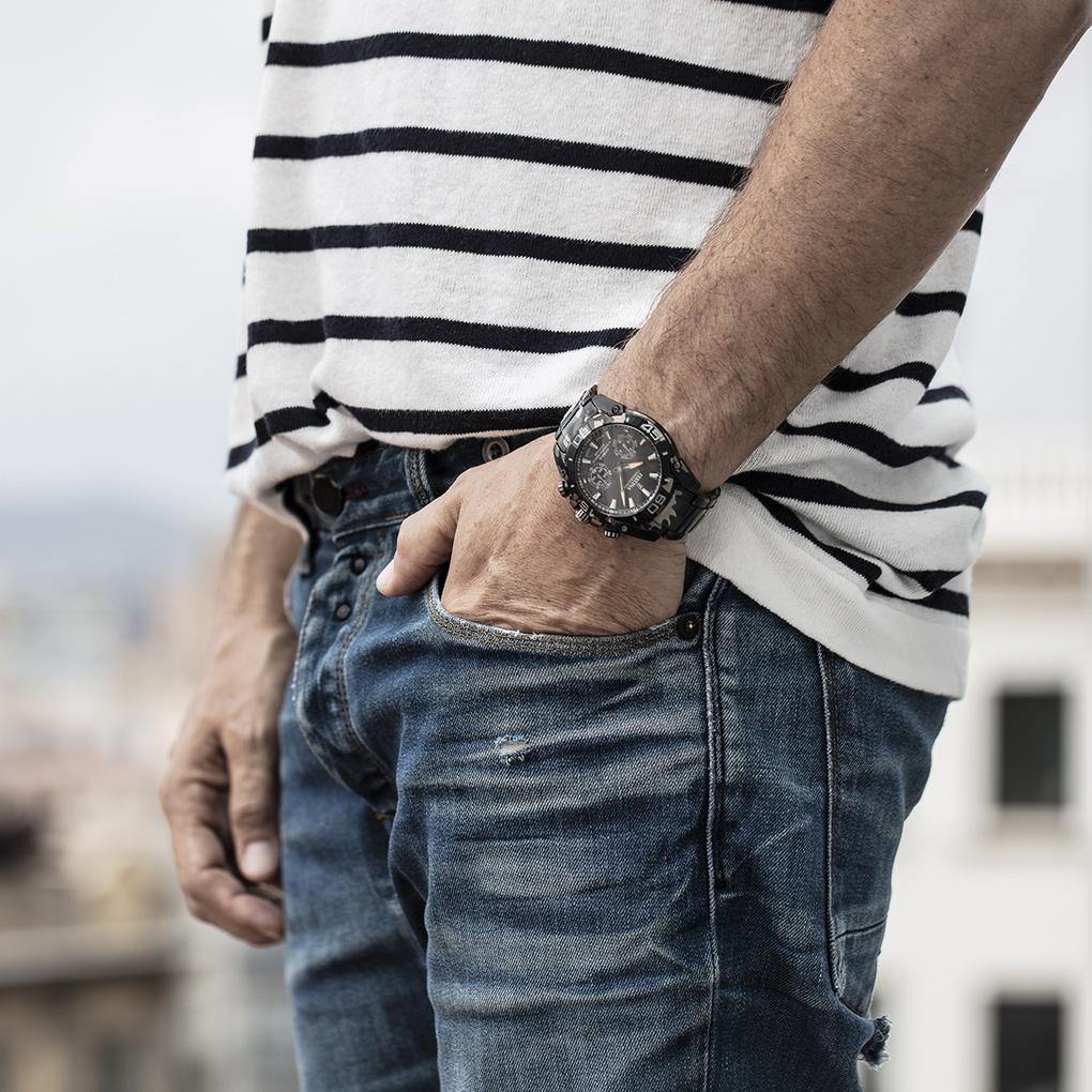 smartwatch Festina F20545-1 CHRONO BIKE HYBRID Connected szafirowe - miniatura 9