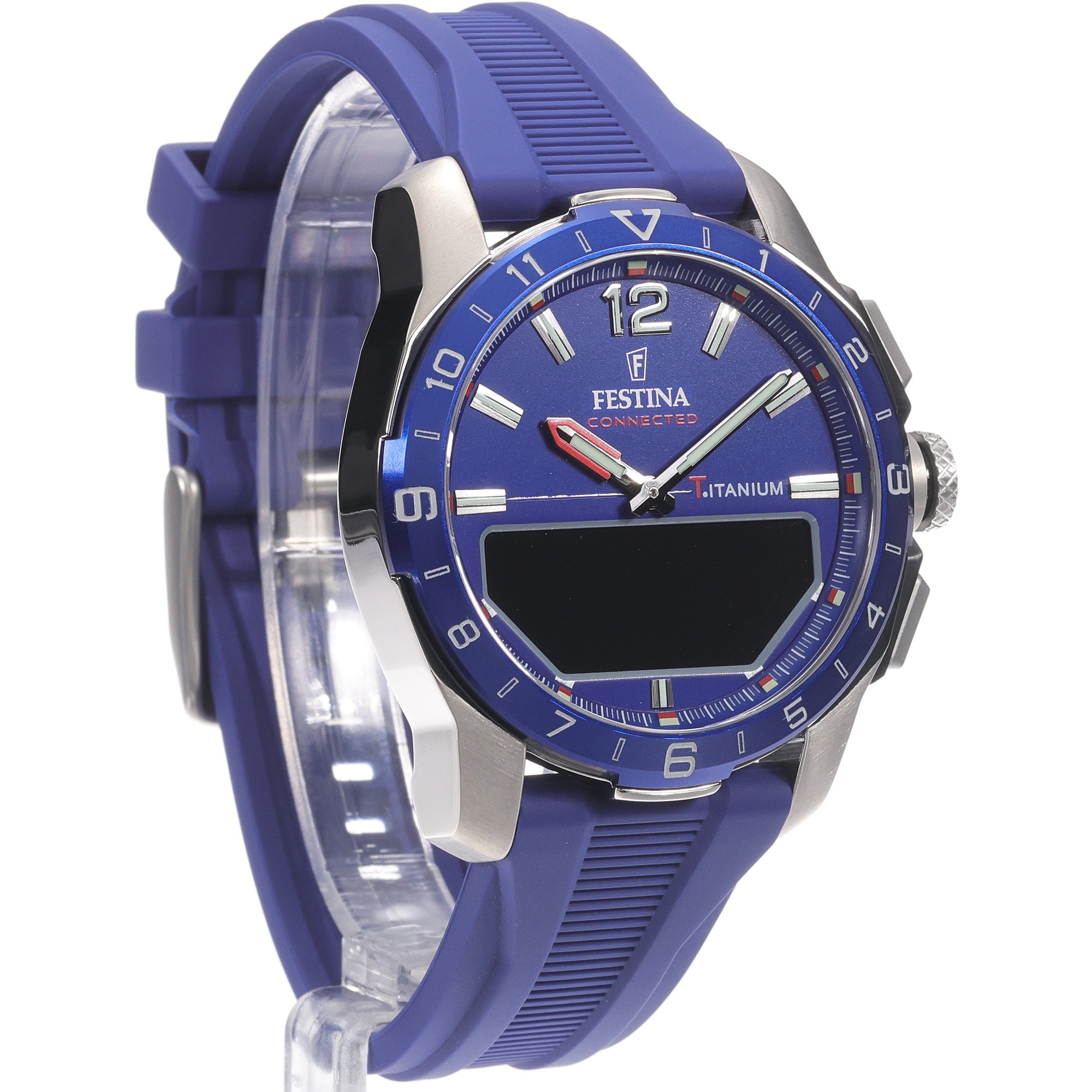 smartwatch Festina F23000-3 kwarcowy męski Connected Connected Titanium - miniatura 3