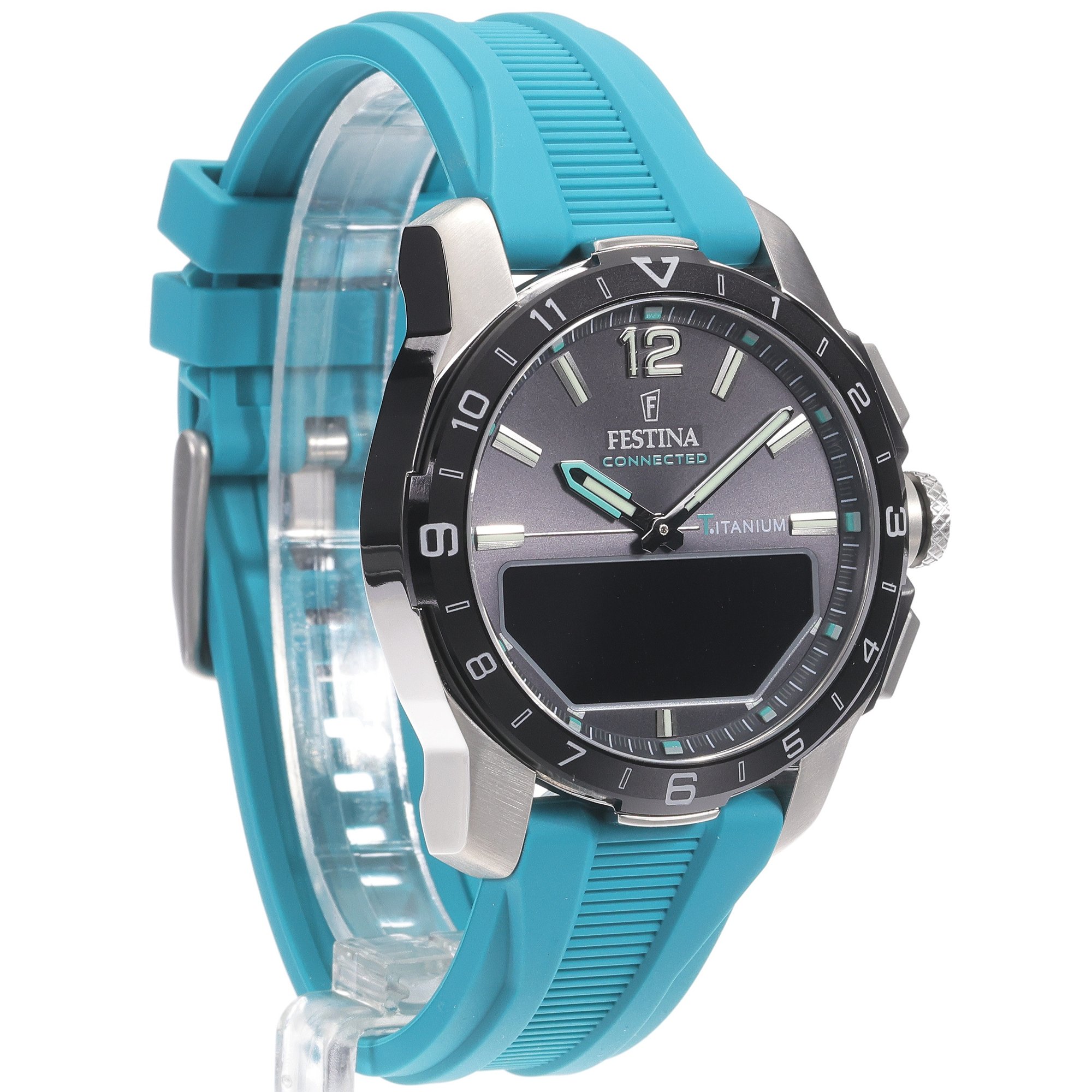 smartwatch Festina F23000-5 kwarcowy męski Connected Connected Titanium - miniatura 3