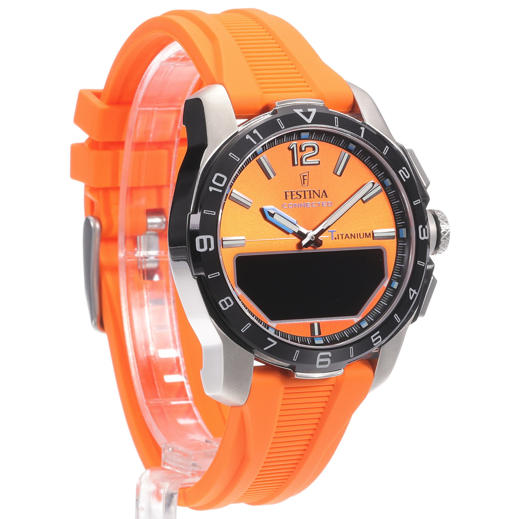 smartwatch Festina F23000-7 kwarcowy męski Connected Connected Titanium - miniatura 3