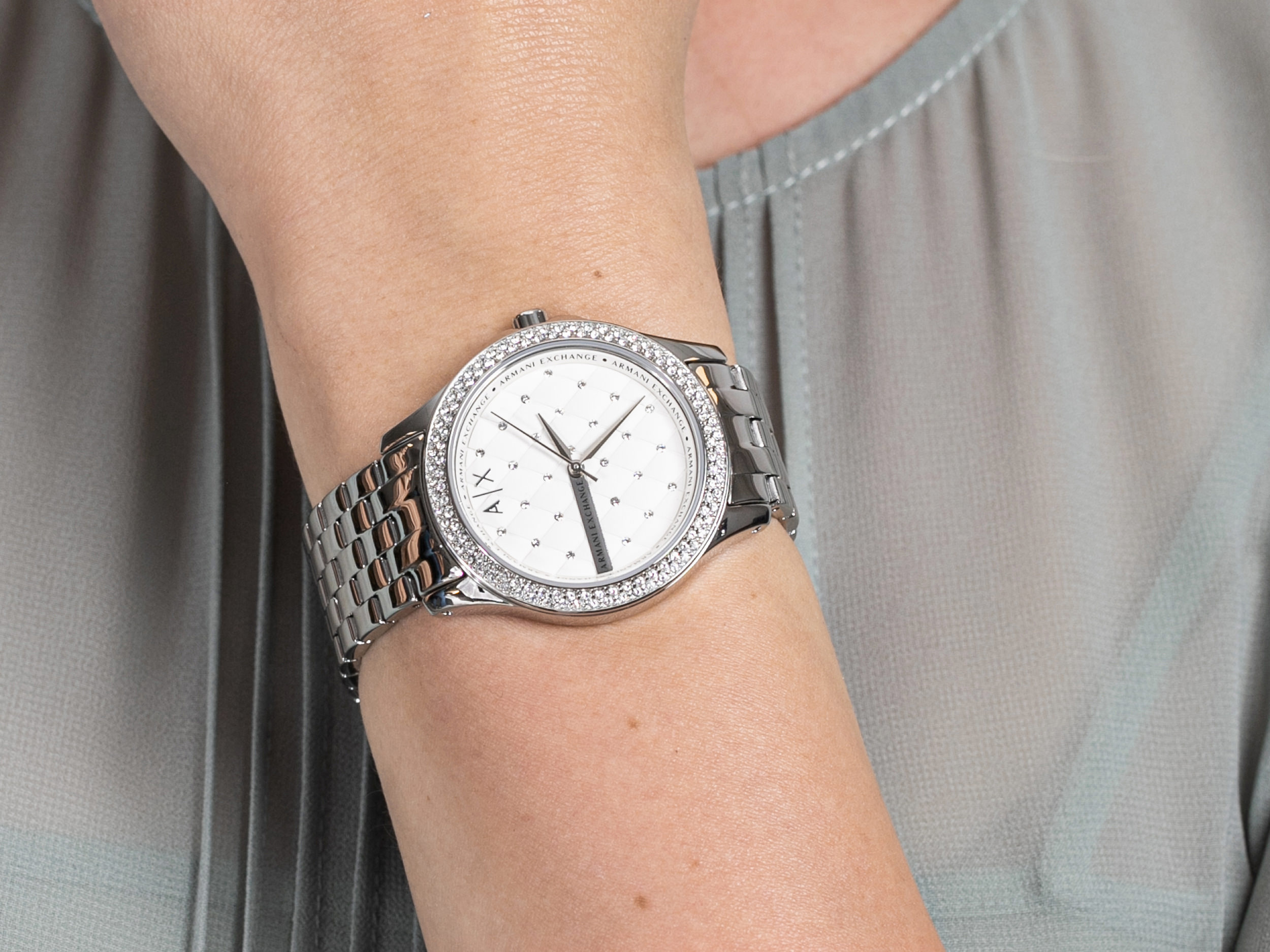 Armani Exchange AX5215 Lady Hampton zegarek klasyczny Fashion - miniatura 4