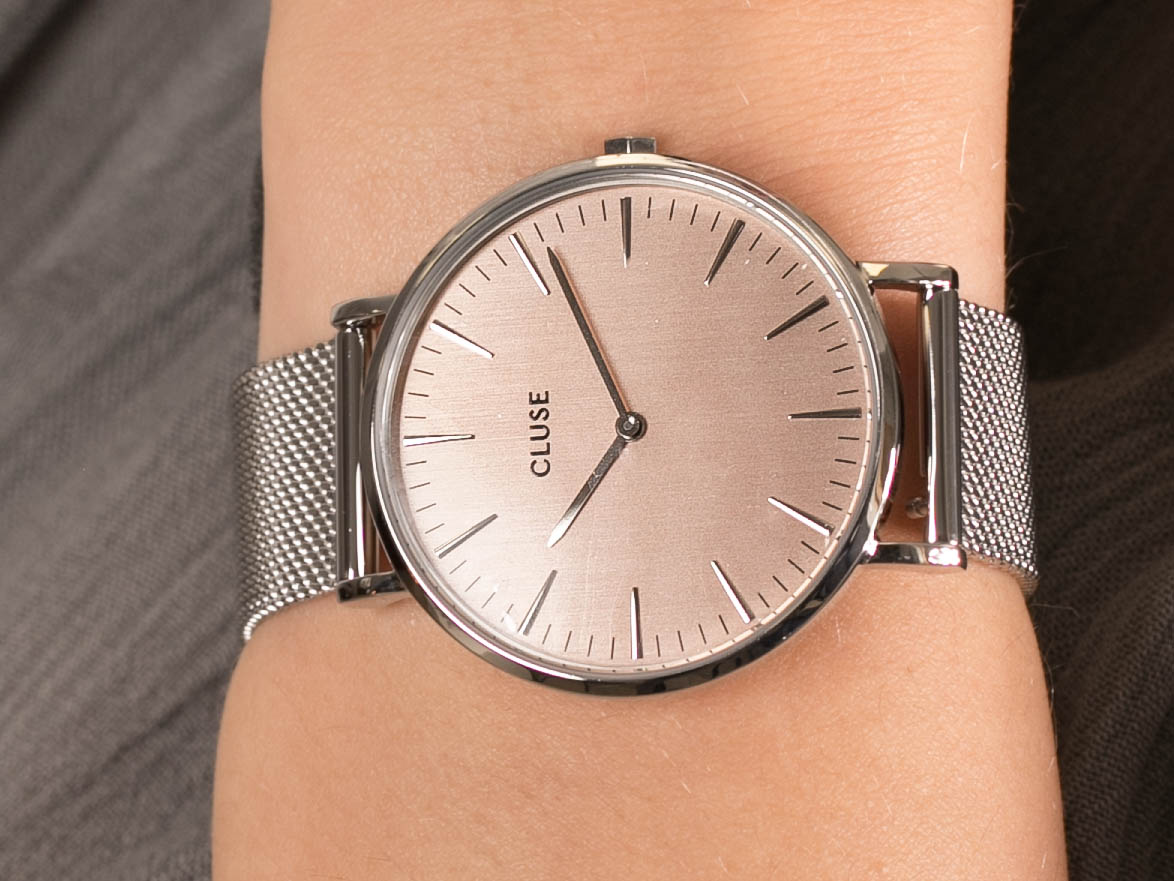 Cluse CW0101201026 ilver Rose Gold zegarek klasyczny La Boheme - miniatura 5