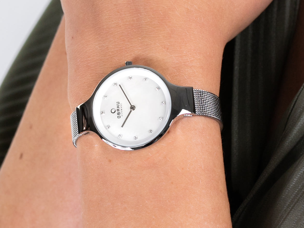 Obaku Denmark V173LXCIMC SKY - STEEL zegarek fashion/modowy Slim - miniatura 5