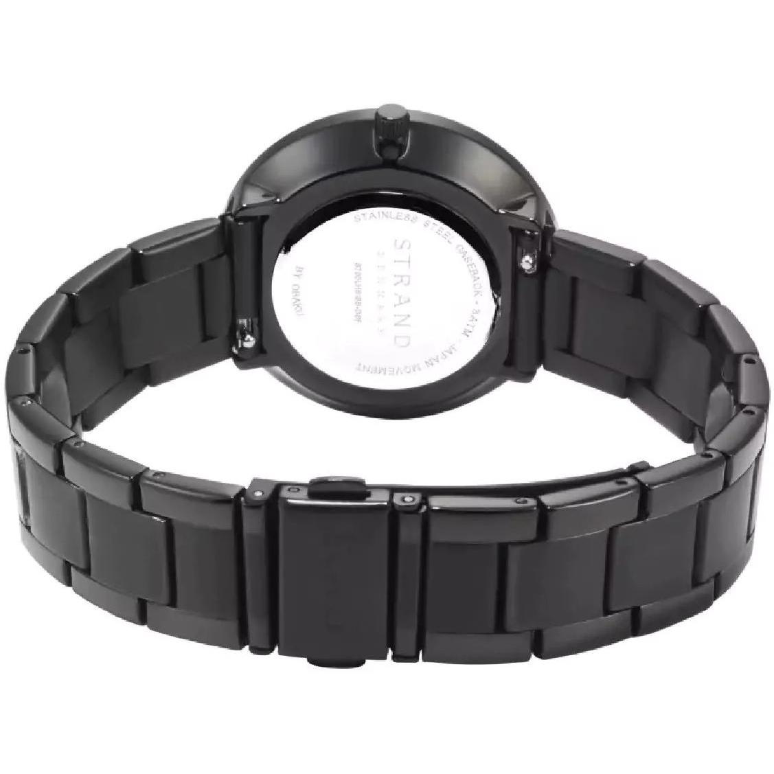 Strand S700LHBISB-DSF zegarek czarny Damski bransoleta - miniatura 6