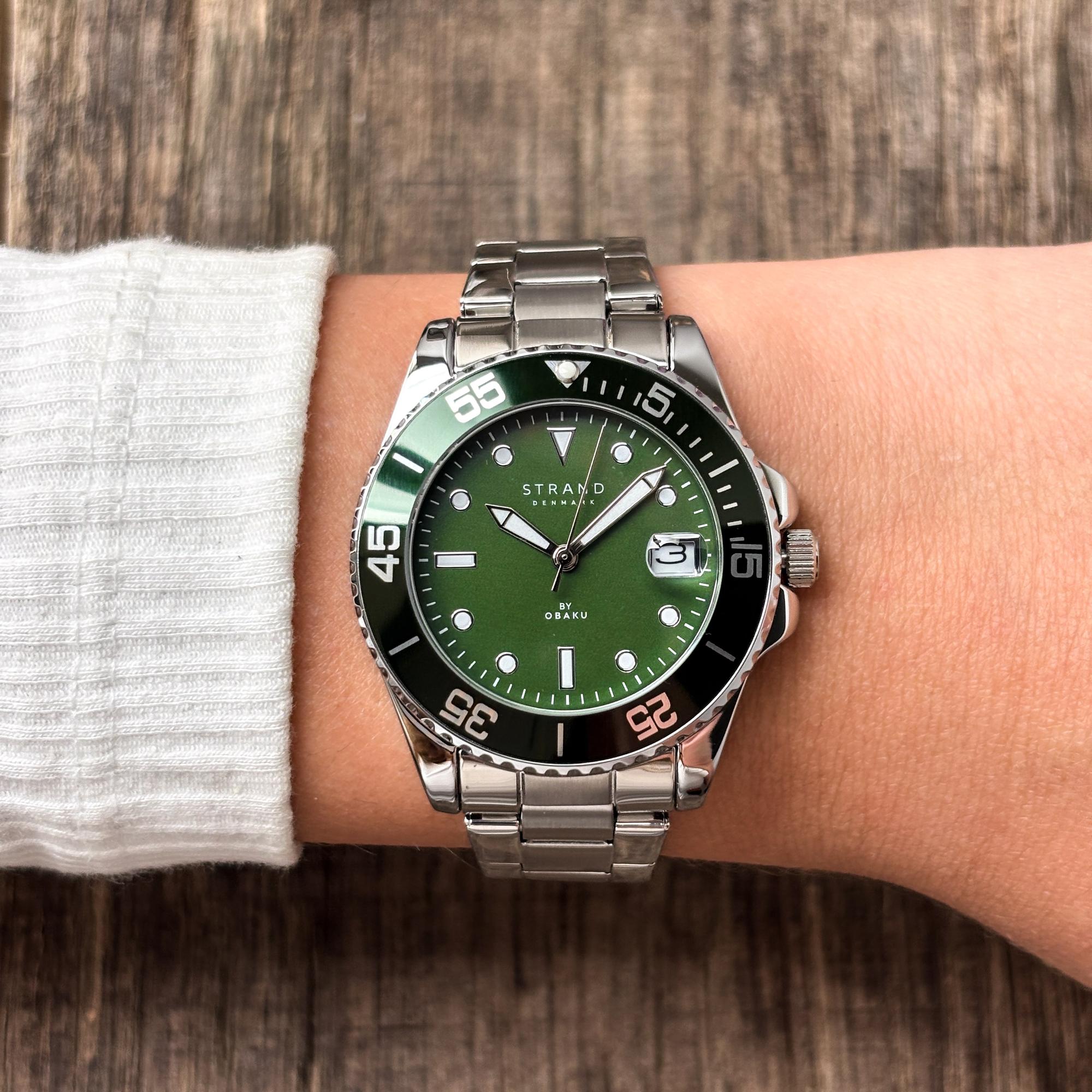 Strand S727LDCESC Bondi Mini Jade Damski klasyczny zegarek srebrny - miniatura 9