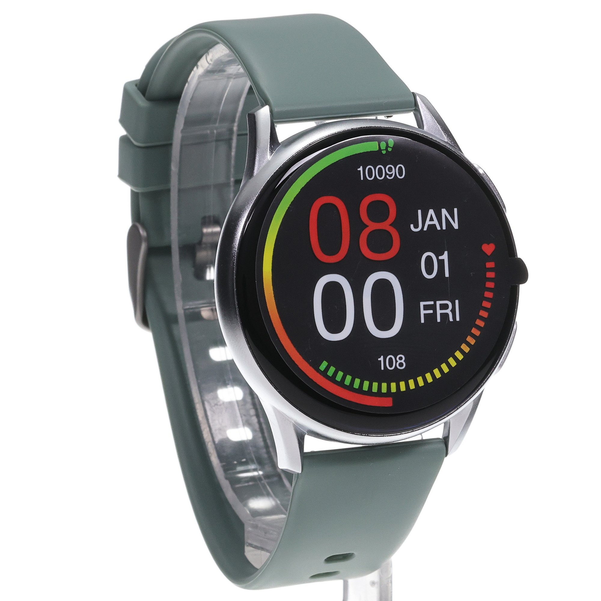 Strand S740USCBVE 45mm Zielony Smartwatch sportowy zegarek srebrny - miniatura 3