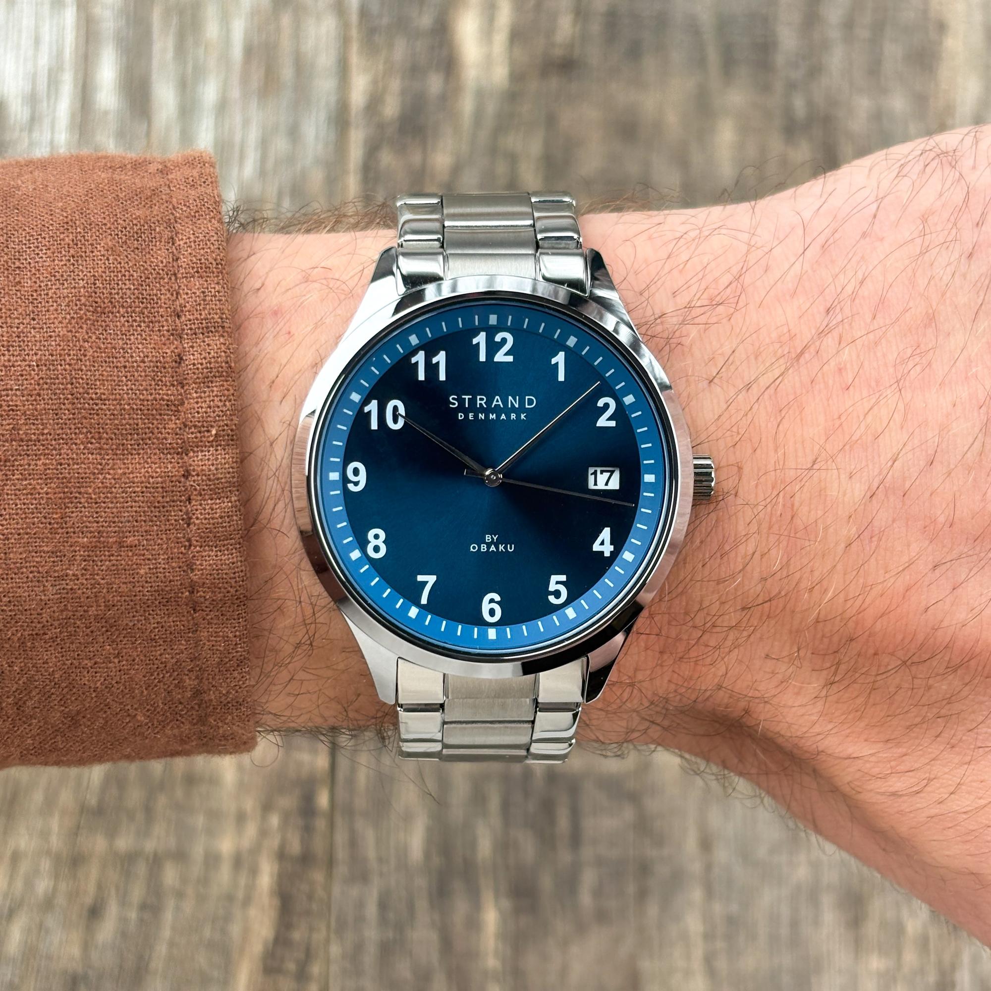 Strand S743GDCLSC Męski Oceania Denim zegarek męski klasyczny mineralne - miniatura 8