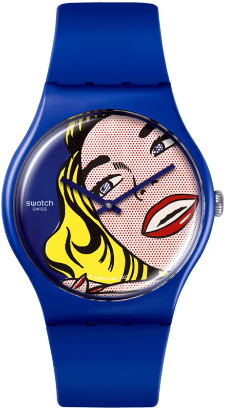GIRL BY ROY LICHTENSTEIN, THE WATCH Art Journey Swatch SUOZ352 