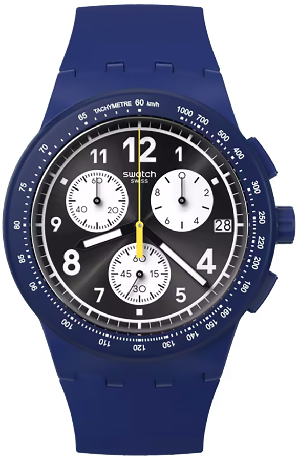 NOTHING BASIC ABOUT BLUE Swatch SUSN418 
