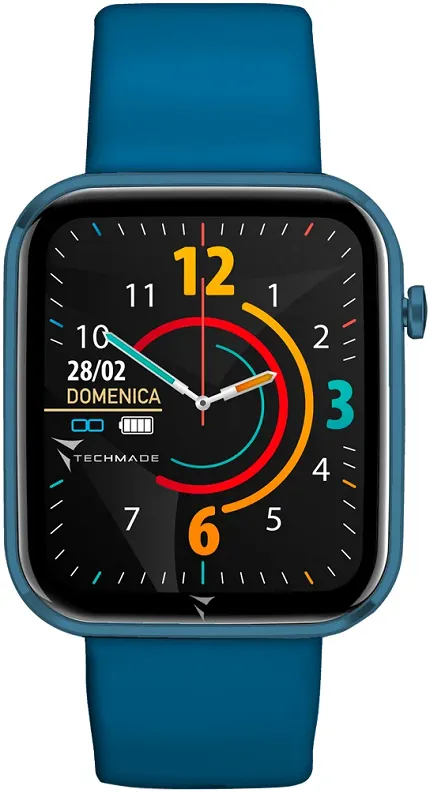 Techmade TM-HAVA-BL Hava Smartwatch Hava Blue - zdjęcie 1
