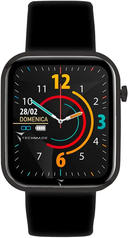 Techmade TM-HAVA-FBK Hava Smartwatch Hava Full Black - zdjęcie 1