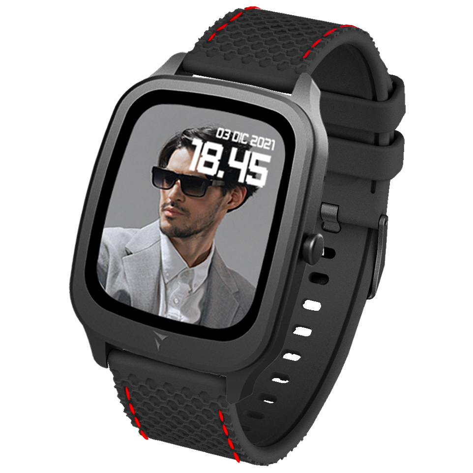 Techmade TM-VISIONB-BKSR zegarek szary sportowy Vision pasek - miniatura 3