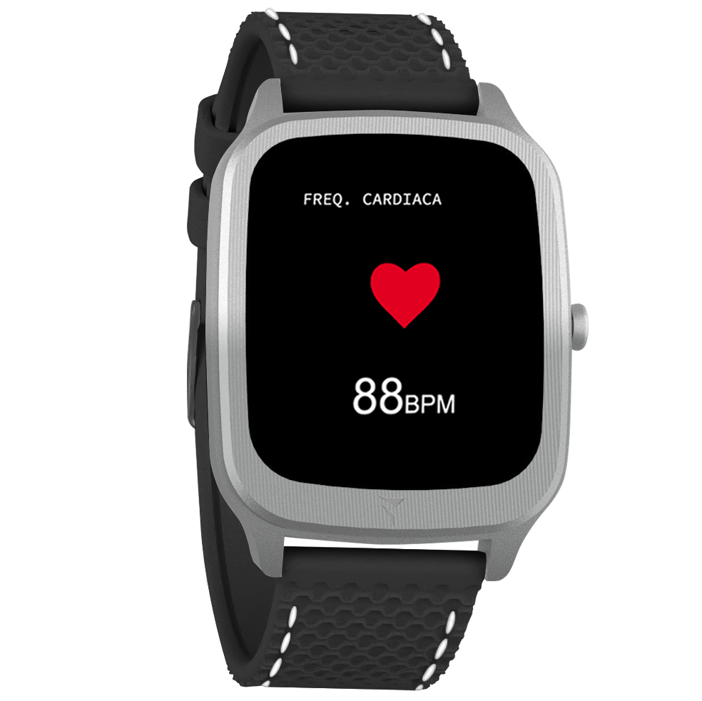 Techmade TM-VISIONS-BKSW Smartwatch Vision Silver Black White zegarek sportowy Vision - miniatura 2