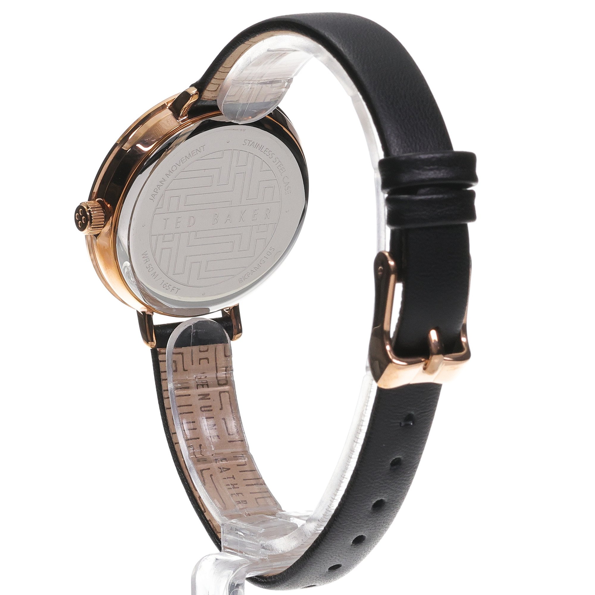 Ted Baker BKG028200 zegarek różowe złoto klasyczny pasek pasek - miniatura 6