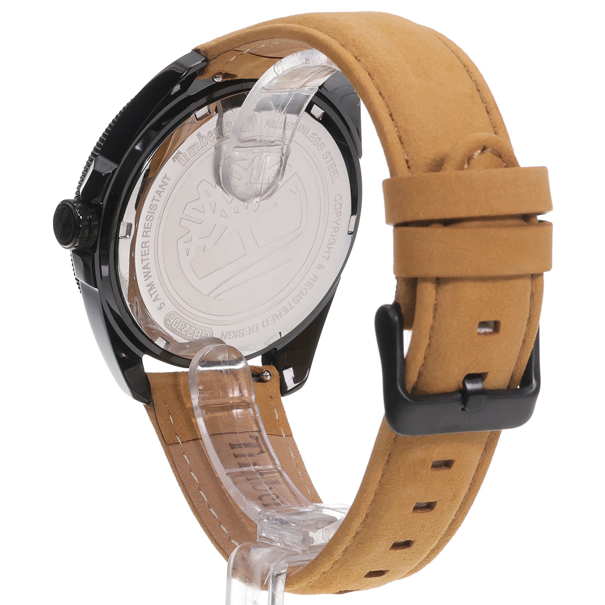 Timberland TBLTDWGB2230601 zegarek czarny klasyczny Męskie pasek - miniatura 4